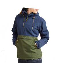 keep warmth lightweight waterproof jacket for women with 1/4 zipper design